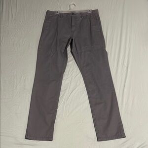 Old Navy Gray Dress Pants Classic Straight-Leg